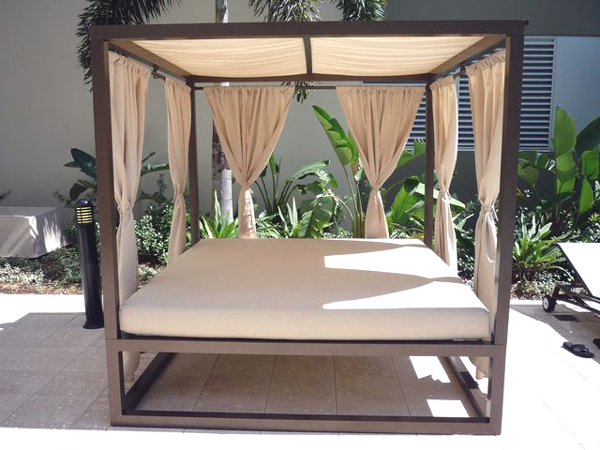 Outdoor Daybed with Canopy by Florida Patio