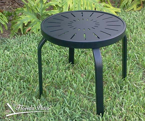 Aluminum Patio End Table R 18punch Florida Patio Outdoor