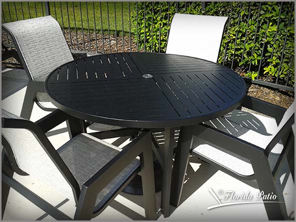 Hurricaine Line Patio Furniture Set by Florida Patio View 2