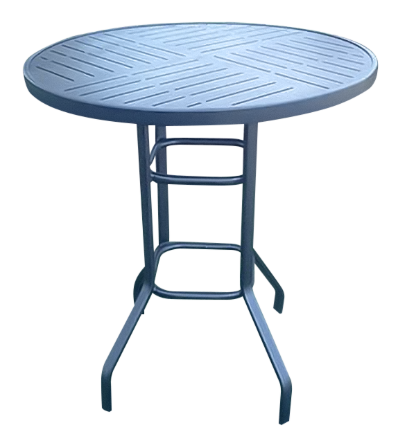 Aluminum Bar Height Table, 36 Inch Round Patio Table