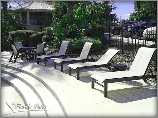 Hurricane Line - Sling Patio Furniture by Florida Patio