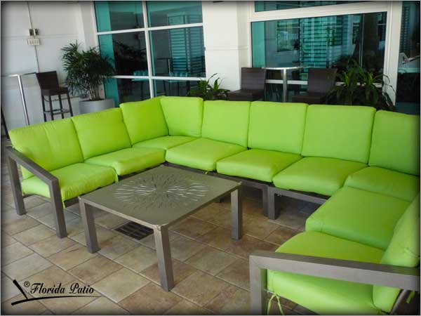 Millennium Deep Seating Cushion Set by Florida Patio at Tampa's Crowne Plaza Hotel - 3