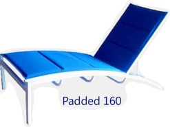 I-160 Padded Chaise Lounge