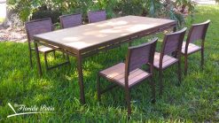 Faux Wood Chair with Sling Back - EW-49SL