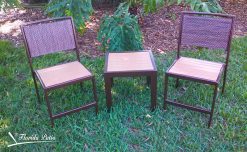 Faux Wood Chair with Sling Back - EW-49SL