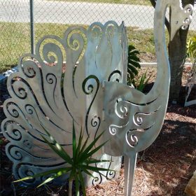 Aluminum Peacock