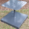 U-CWPUNCHU, 95 – 125 lb. Cement Umbrella Base With 20″ X 20″ Square Punch Top & Hole