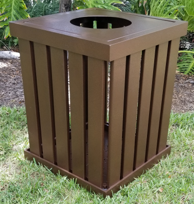 WST-99 Aluminum Trash Receptacle