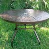 48 inch Round Aluminum Patio Table – R-48P 1