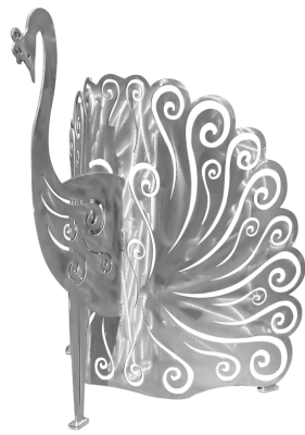 Aluminum Peacock