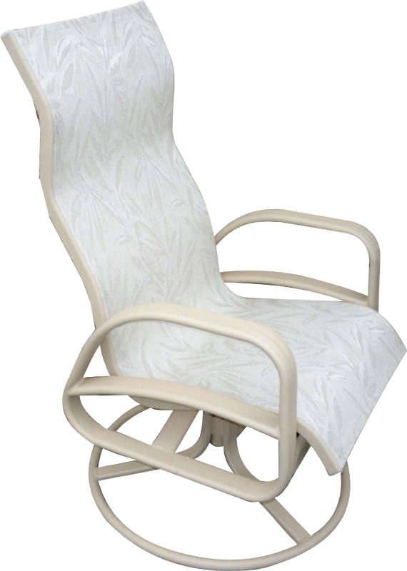 High Back Swivel Rocker E 351 Florida Patio Outdoor Furniture Manufacturer - High Outdoor Patio Chairs