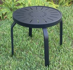 Aluminum Patio End Table - R-18PUNCH