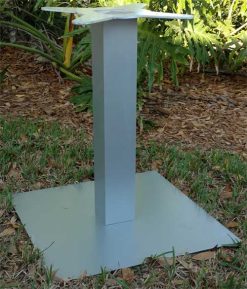 Square Pedestal Table Base