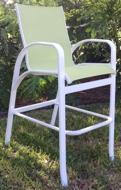 Garden Green Sling Bar Chair