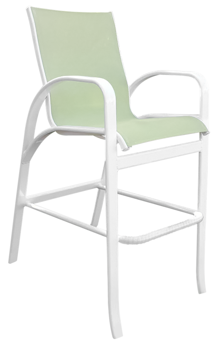 Garden Green Sling Bar Chair