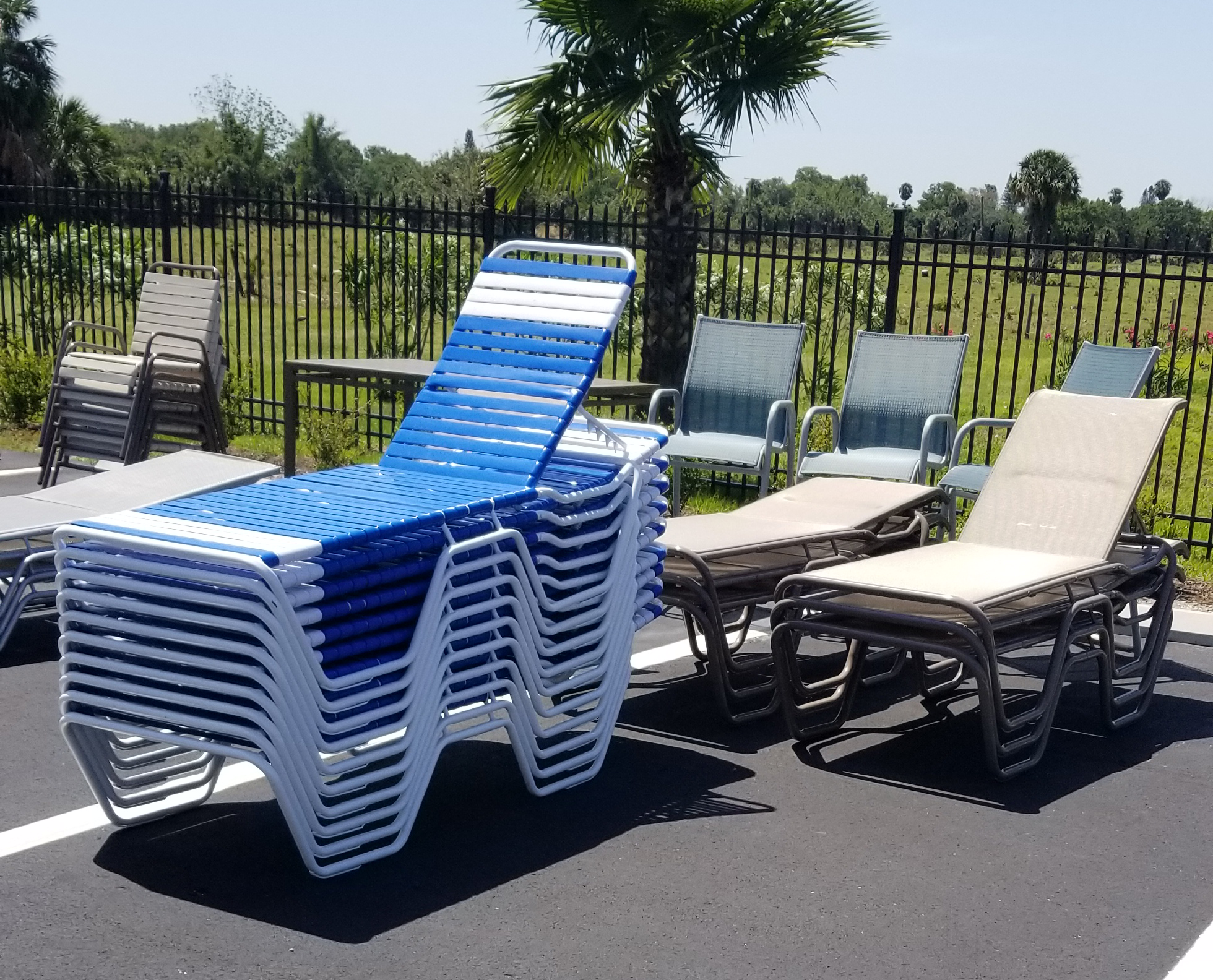 Stackable Senior Chaise Lounges